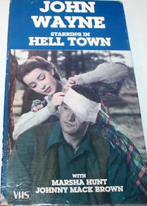 Hell Town (VHS 1938) John Wayne, Marsha Hunt, Traditional Western, Black & White - Picture 1 of 3