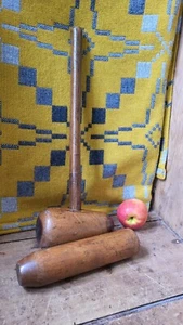 A Super Lignum Mallet And Drift With Initials - Picture 1 of 14
