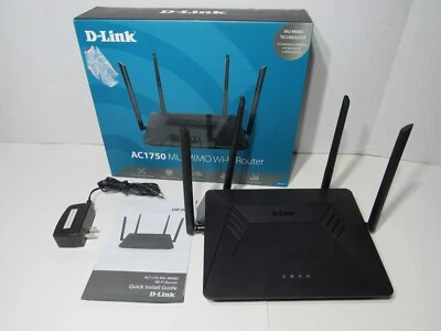 D-Link WiFi Router AC1750 Dual Band Gigabit Streaming & Gaming DIR-867 MU-MIMO - Image 1 of 4