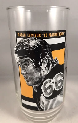 Pittsburgh Penguins Mario Lemieux Eat'n Park Glass Salón de la Fama Le Magnifique Foto 1 de 4