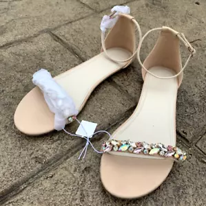 dB Studio Halston David’s Damen-Sandalen mit Schmucksteinen Brautjungfer Größe 10 - Bild 1 von 4