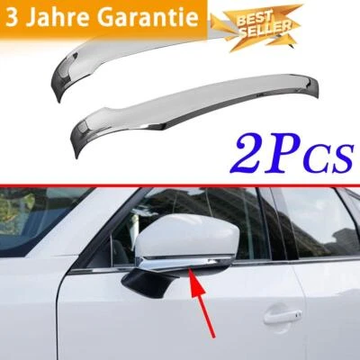 Cromo Vista Trasera Retrovisor Exterior Cubierta Tiras Para Mazda CX-5 2017-24 Accesorios - Imagen 1 de 4