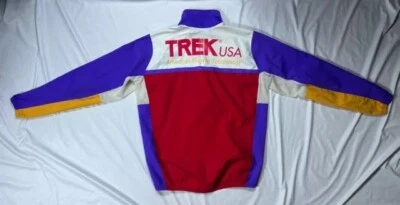 Jaqueta TREK masculina vintage média Gore-Tex leve profissional ciclismo corta-vento anos 80 - Imagem 1 de 4