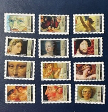 France ~2022~Masterpieces in Detail~ Commemorative  Booklet Stamp Set~(12)~Used
