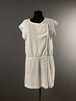 Rare VTG Adidas Made France White Sleeveless Tennis Sports Dress GB 10 US 6 38 M - Image 1 of 4