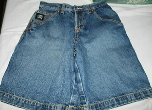 NEW old stock CINCH boys size 10 carpenter shorts blue denim - Picture 1 of 2