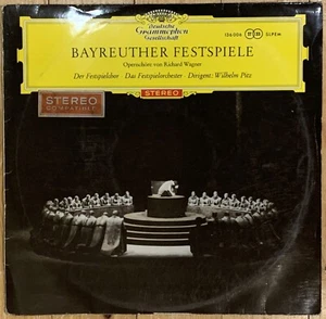 Bayreuth Festival Wagner Opernchöre W. PITZ DGG SLPEM 136006 Tulip Red Stereo NM - Picture 1 of 3