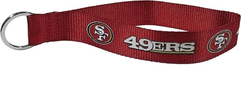 Siskiyou Sports NFL San Francisco 49ers Unisex Lanyard Key Chain Cover