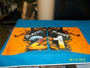 Sega Rambo gebrauchte Vinyl 1 & 2 Spieler Flagge oder Banner für die Vorderseite des Schrankes - Bild 1 von 1