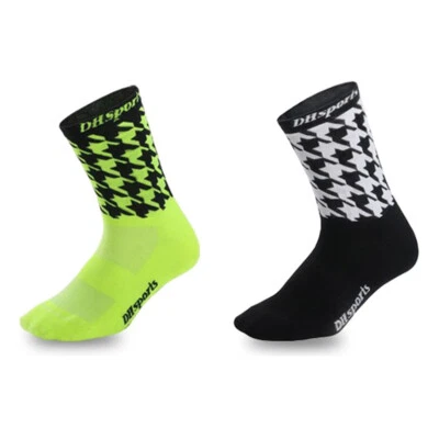 Cycling Riding Socks Road Bicycle Bike Sports Athletic Socks XC MTB BMX Black - Image 1 of 4