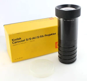 Kodak Carousel S/S-AV/S-RA Projector lens 150mm - Boxed in great condition - Picture 1 of 3