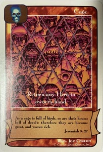 Jaula limitada Redemption TCG CCG rara EXCELENTE diseños de juegos de cactus - Imagen 1 de 2