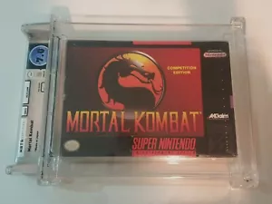 MORTAL KOMBAT SNES First Print NTSC Sealed VGA WATA Graded - Picture 1 of 5