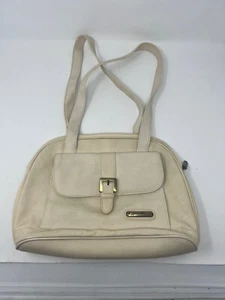 Cypress Woods Woman’s Leather Handbag Purse Shoulder Bag Tan with Strap - Picture 1 of 3