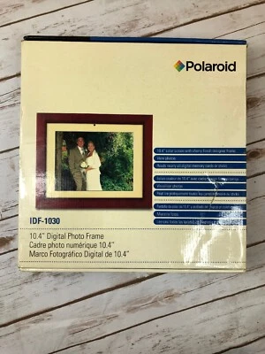 Polaroid 10.4-in IDF-1030 Digital Photo Frame. Supports Music Files. With Remote - Image 1 of 4