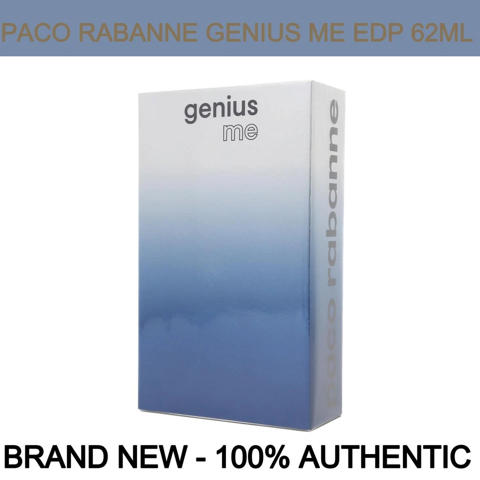Nuevo Paco Rabanne Genius Me Unisex Eau de Parfum Spray 2.1 oz / 62 ml Foto 1 de 1