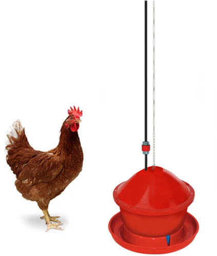 Abbeveratoio per polli galline automatico Novital, con filtro e catena - Immagine 1 di 4