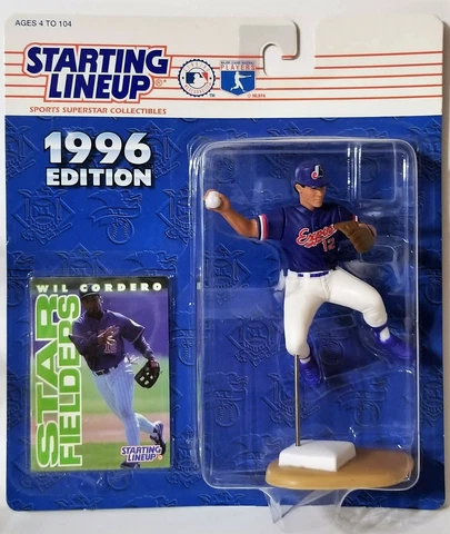 1996 Starting Lineup Wil Cordero Montreal Expos SLU Kenner Sports Figure 02 Cover