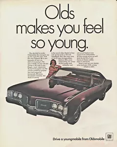 1967 Oldsmobile Delmont 88 Olds You Feel So Young Vintage Werbung - Bild 1 von 1