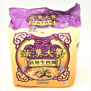 Taiwan Uni-President Beef Flavor Instant Noodles 173gX(3bags) - Picture 1 of 5