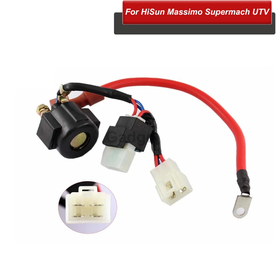 Nuevo relé solenoide de arranque apto para HiSun Massimo Supermach UTV 500 700 400 MSU  Foto 1 de 4
