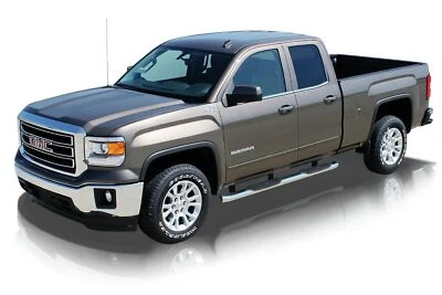 Barras de paso curvas estilo OE Raptor serie 4 pulgadas acero inoxidable 1501-0592 Foto 1 de 4