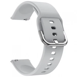 Bracelet Montre Pour Huawei Montre Samsung Active Xiaomi amazfit bip 20 MM Gris - Photo 1 sur 1