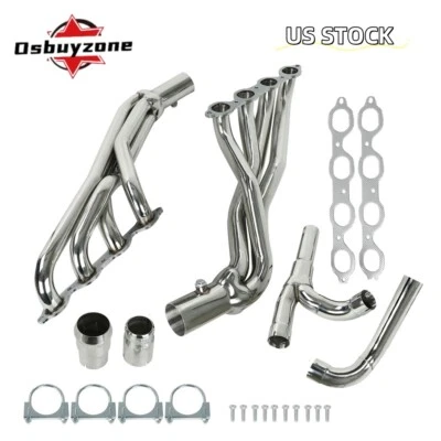 Kit de cabezal de escape y tubo Y para Chevy/GMC Silverado Sierra 1500 5,3 L 6,2 L 14-17 Foto 1 de 4