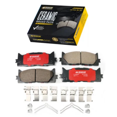 Pastillas de freno delanteras de cerámica con clips para Lexus ES300h 2013-2018 2,5 L base especificaciones originales Foto 1 de 3