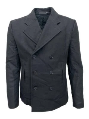 BLK DNM Men's Black Wool Coat 35 #MUW12102 NWT - Image 1 of 2