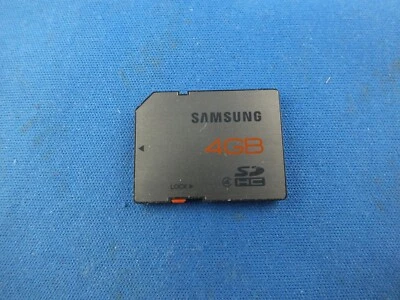 Original Samsung 4GB SDHC Memory Card Sd Speicherkarte Fujifilm Canon Sony 4 GB - Image 1 of 4