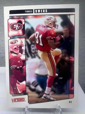 2001 Upper Deck Victory #309 Terrell Owens San Francisco 49ers Football Card - Image 1 of 2