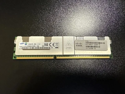 SAMSUNG	M386B4G70DM0-YK04			32GB 4RX4 PC3L-12800L DDR3 1600MHz  Server RAM - Image 1 of 4