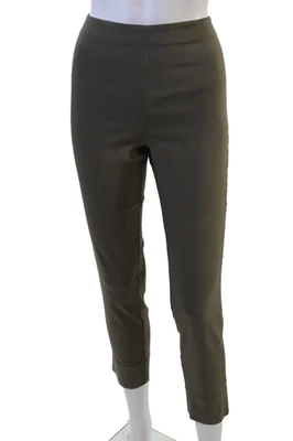 Pantalones ecuestres de mujer marrón recortados al tobillo de nailon spandex talla S Foto 1 de 4