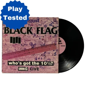 BLACK FLAG Who's Got The 10 1/2 LP Vinyl Record Punk SST 060 1986 W/ Insert - Foto 1 di 11