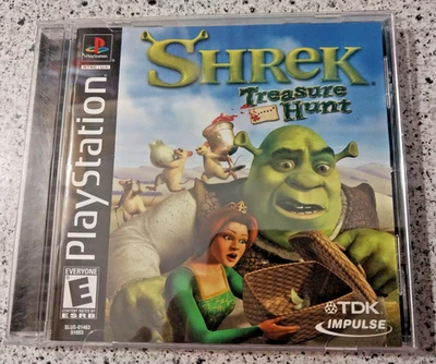 Shrek Treasure Hunt - Playstation 1 PS1 Game Complete (2002) - Image 1 of 4