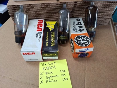 Lote de 3 tubos de vacío 6BK4 Foto 1 de 4