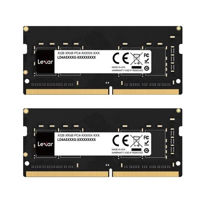 Lexar SODIMM DDR4 RAM 16GB Kit (2x8GB), 3200 MHz DRAM, RAM per laptop SODIMM DDR - Immagine 1 di 4