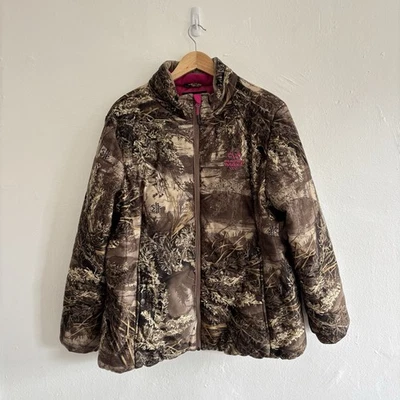 Realtree MAX-1 XT Camouflage Puffer Insulated Jacket Outdoors Women's Size 2XL - Image 1 of 4