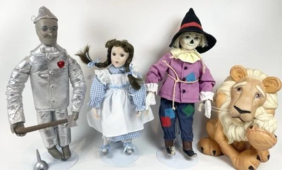 1993/1994 Ashton-Drake Galleries Wizard Of Oz Дороти, Оловянный Человек, Лев, Пугало - Изображение 1 из 4
