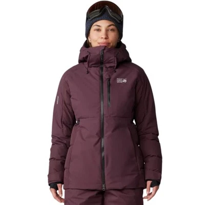 Mountain Hardwear Powder Maven Down Women's Winter Jacket, Blackberry, Small - Image 1 of 4