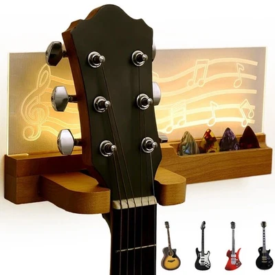Gitarrenhalter Gitarrenwandhalter Gitarren Wandhalterung Gitarrenhalterung Wand - Bild 1 von 4