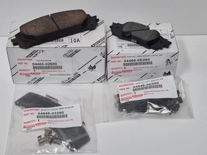 JUEGO DE PASTILLAS DE FRENO Y CUÑAS DELANTERAS Y TRASERAS DE FÁBRICA LEXUS 2020-2022 RX350 RX450H - Imagen 1 de 1