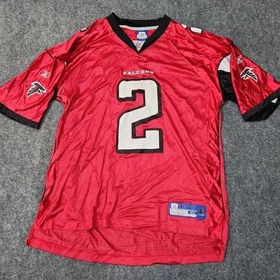 Camiseta de futebol Atlanta Falcons Matt Ryan #2 Reebok On Field NFL masculina GG vermelha casa - Imagem 1 de 4