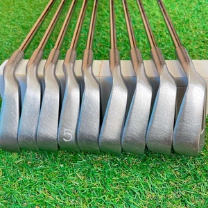 PING Karsten I Iron Set 9pcs 3-PW, SW Heel-Toe Balance Shaft Stiff Orange Dot - Picture 1 of 12