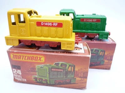 VINTAGE MATCHBOX SUPERFAST No.24e DIESEL SHUNTER PAIR IN ORIGINAL BOXES 1978 - Image 1 of 4