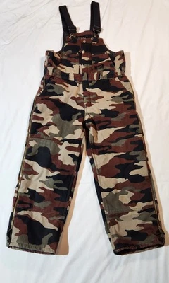 Walls Blizzard Pruf Insulated Bib Camo Youth 16-18 Excellent Condition Warm Gift - Image 1 of 4