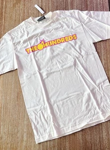 NEW The Hundreds Mens Tee Shirt T-shirt L Large Beige Cream Classic DS Adam Bomb - Picture 1 of 4