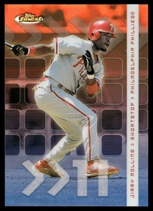 2002 Topps Finest #39 Jimmy Rollins Refractors #/499 - Picture 1 of 2