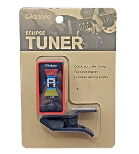 NEU D'Addario Eclipse Clip-On Tuner rot Vollfarbdisplay PW-CT-17RD Gitarre - Bild 1 von 2